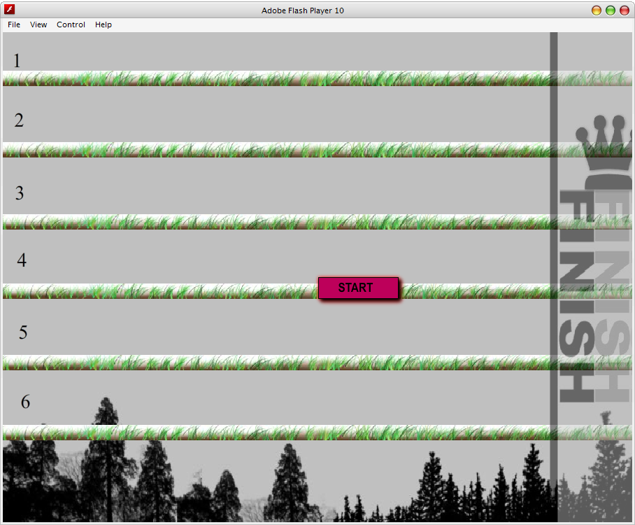 Virtual Jackpot - Initial screen