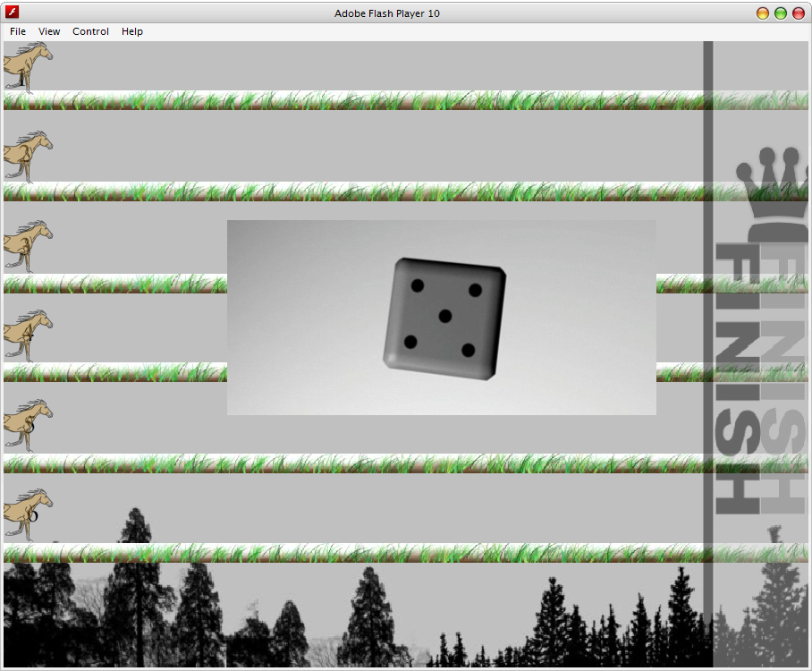 Virtual Jackpot - Rolling dice on next button click