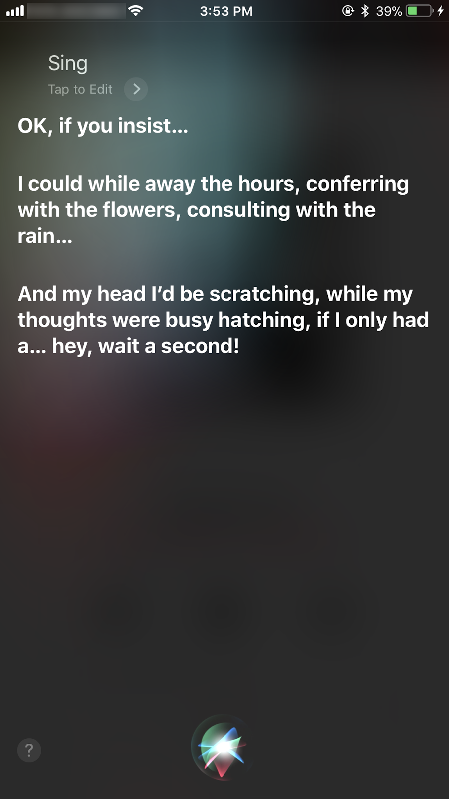 A song by Siri