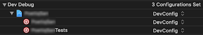 Dev xcconfig